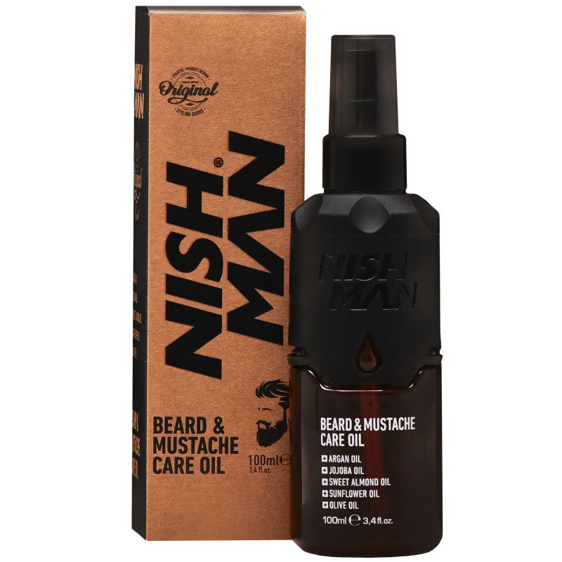 Aceite Barba y Bigote 100ml Nishman