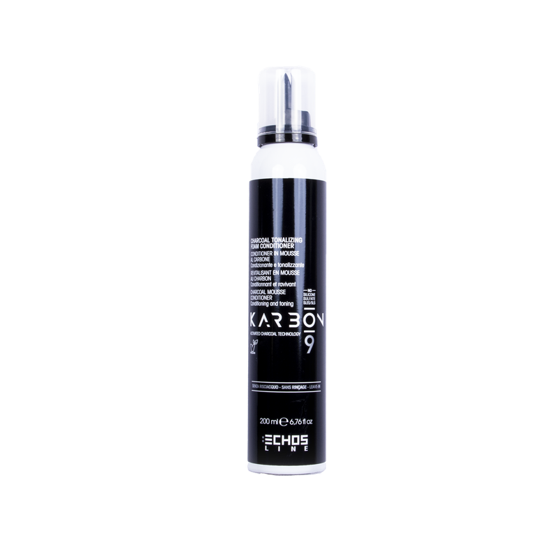 [8008277238593] Acondicionador en Espuma Tonalizadora Karbon9 200ml Echosline