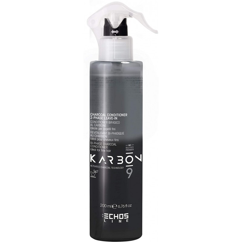 [8008277238333] Acondicionador Leave-in Bifasico Karbon9 200ml Echosline