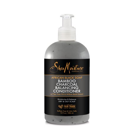 AFRICAN BLACK SOAP BAMBOO CHARCOAL BALANCING CONDITIONER 384ML SHEA MOISTURE