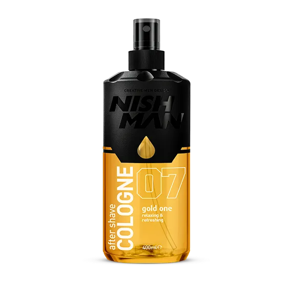 [NM-AFCC400-GOL] After Shave Crema & Colonia Gold One Nº4 400ml Nishman