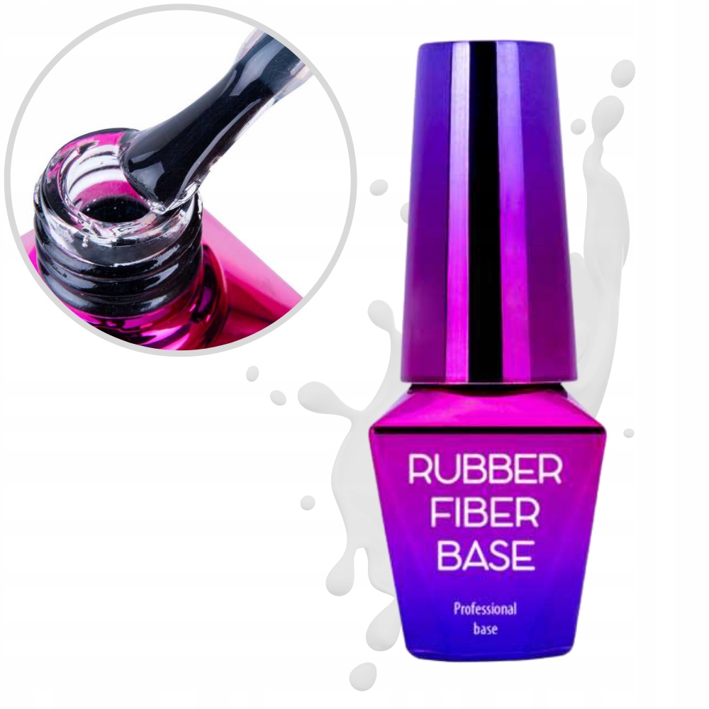 Base Rubber Fiber Base Clear 10ml Molly Lac