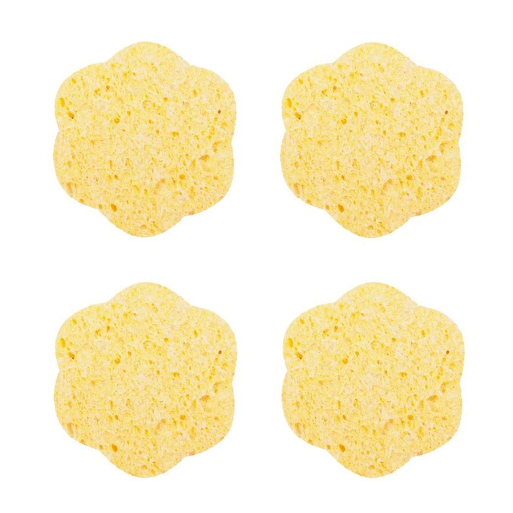 Esponja Desmaquillar Celulosa 12ud Eurostil