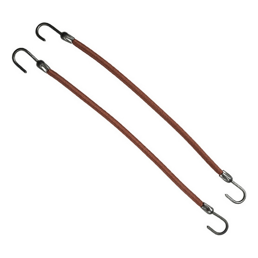 Goma Gancho Marron 12ud Eurostil