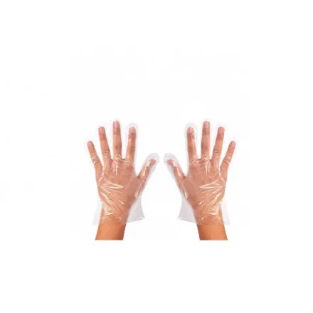 Guantes Desechable Polietileno HDPE 100uds Bifull