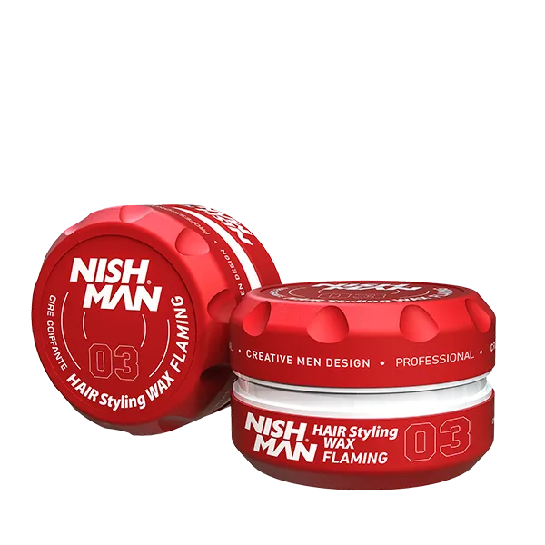 Hair Styling Wax Flaming 03 Nishman