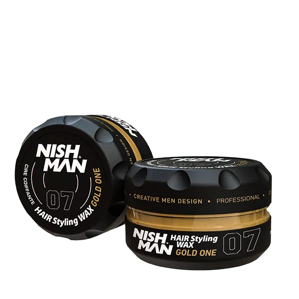 [NMN-100-07] Hair Styling Wax Gold One 07 Nishman