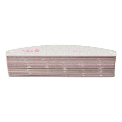 Lima Zebra Media Luna 100/180 Pollie (1ud)