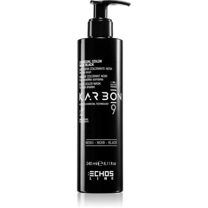 Mascarilla Negra Karbon9 240ml Echosline