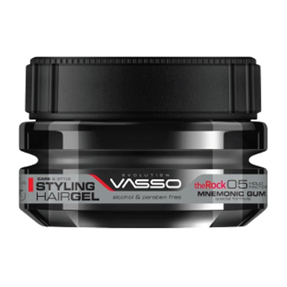 [8699216347775] Mnemonic Gum Styling Hair Gel 250ml The Rock Vasso
