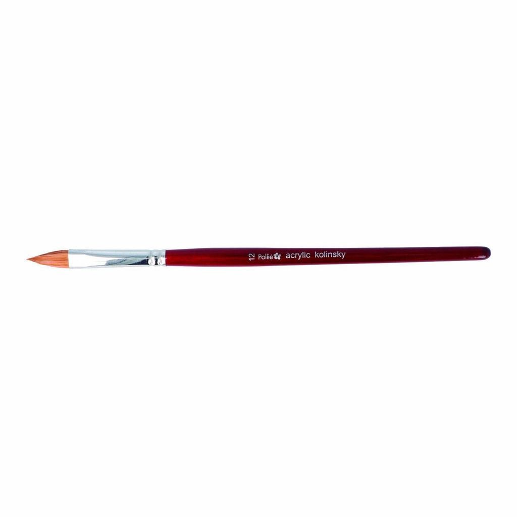 Pincel Kolinsky n12 Acrilico Pollie