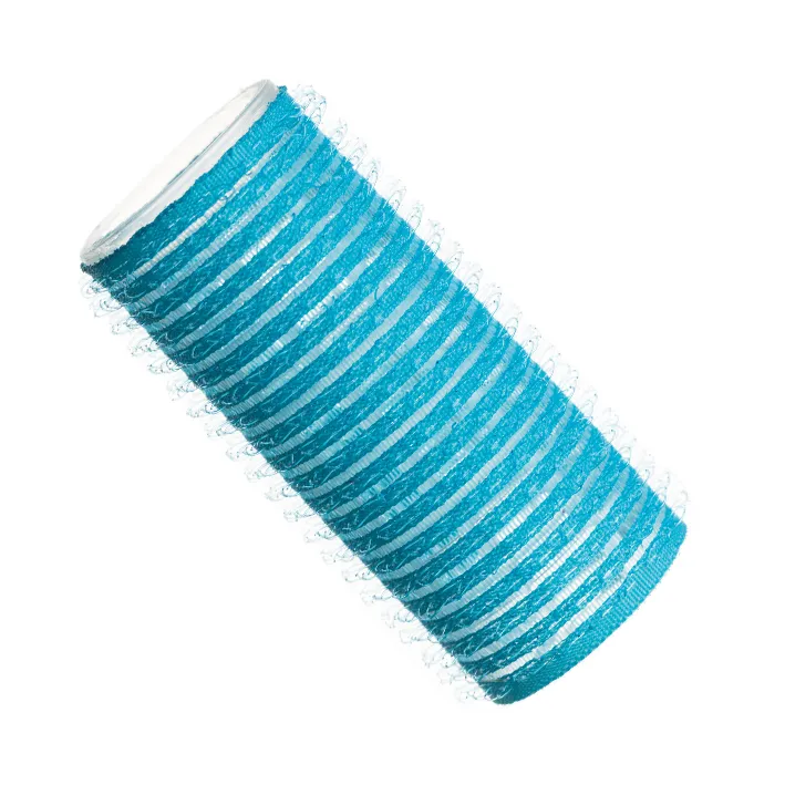 Rulos velcro azul claro 28mm 6ud Eurostil