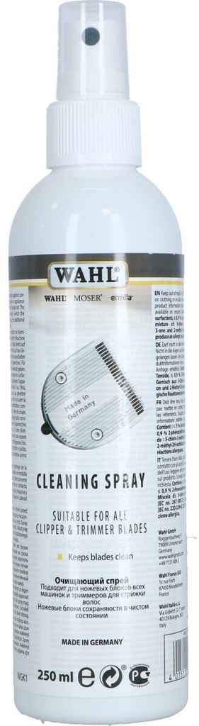 Spray Desinfectante Lubricante 250ml Wahl