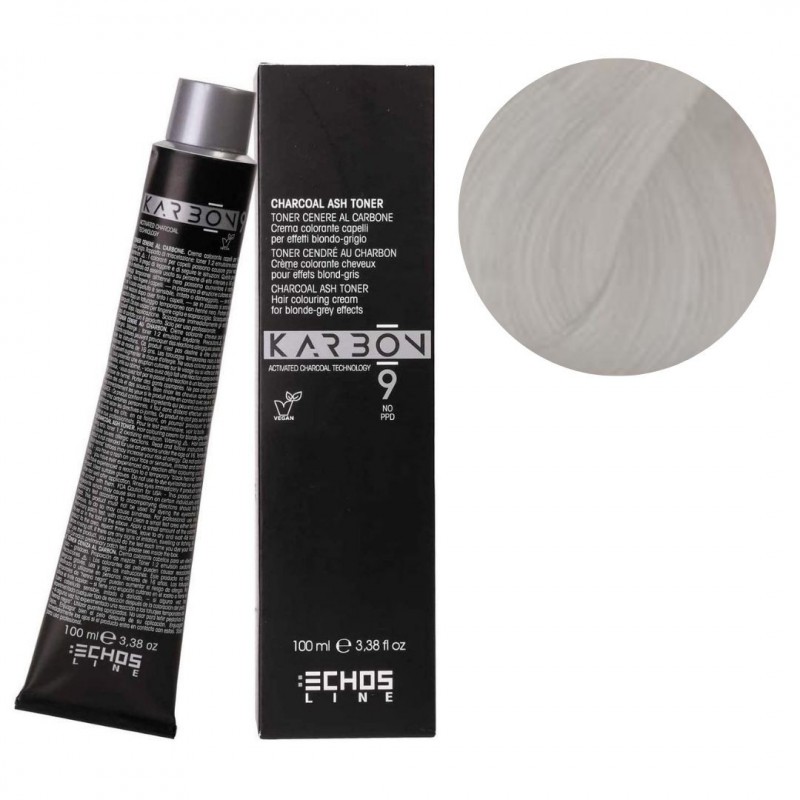 [8008277234953] Tonalizador Carbon Ceniza Karbon9 100ml Echosline