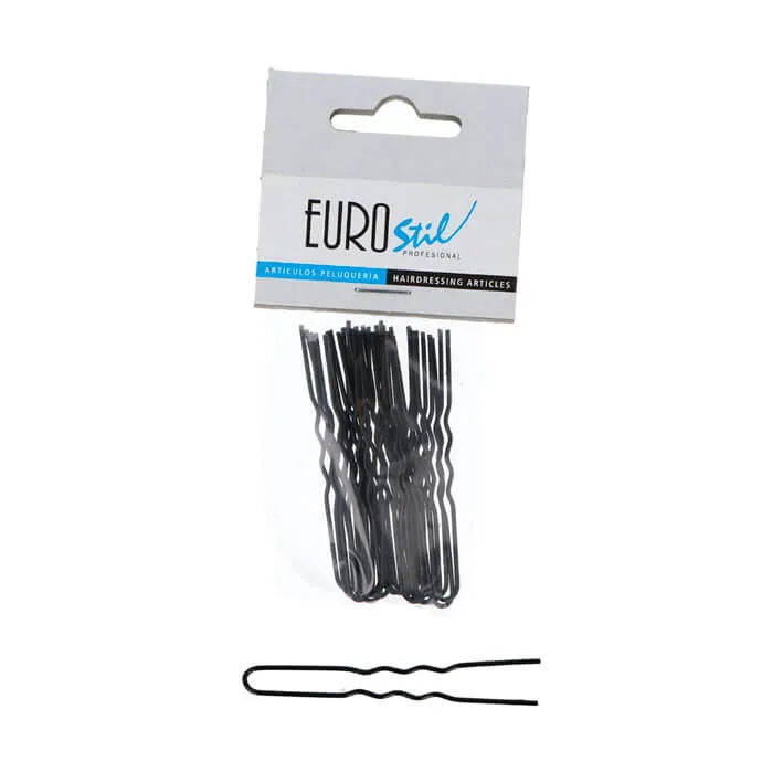 Horquilla Invisible Negra 65mm 20ud