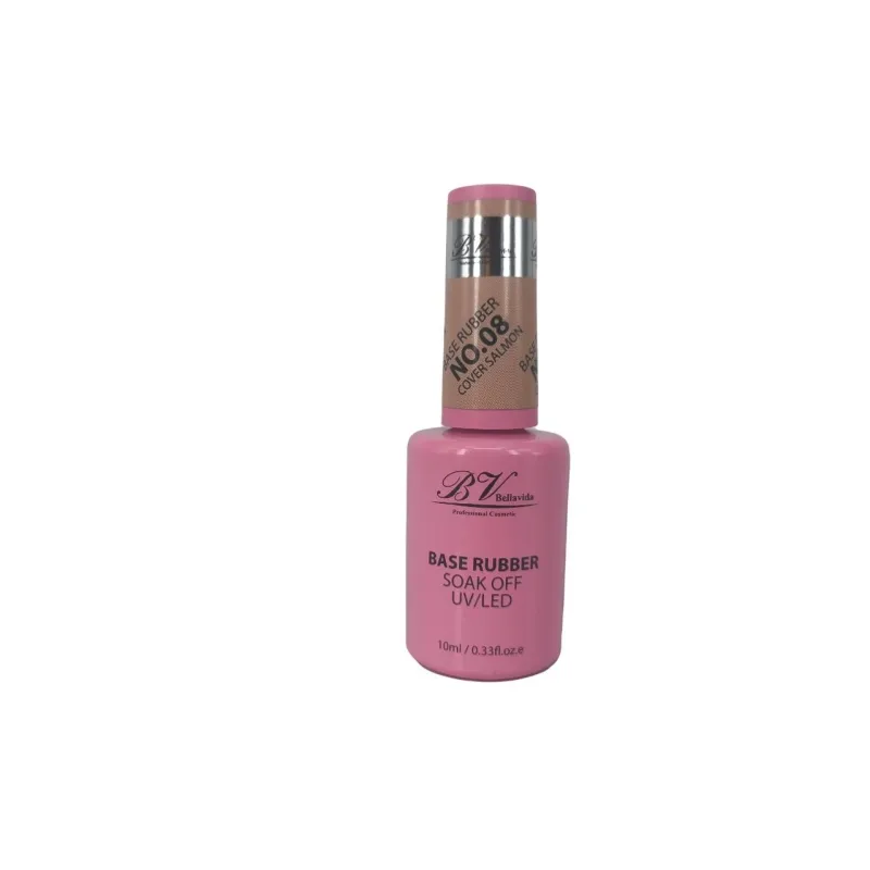 Base Rubber 08 Cover Salmon 10ml Bellavida