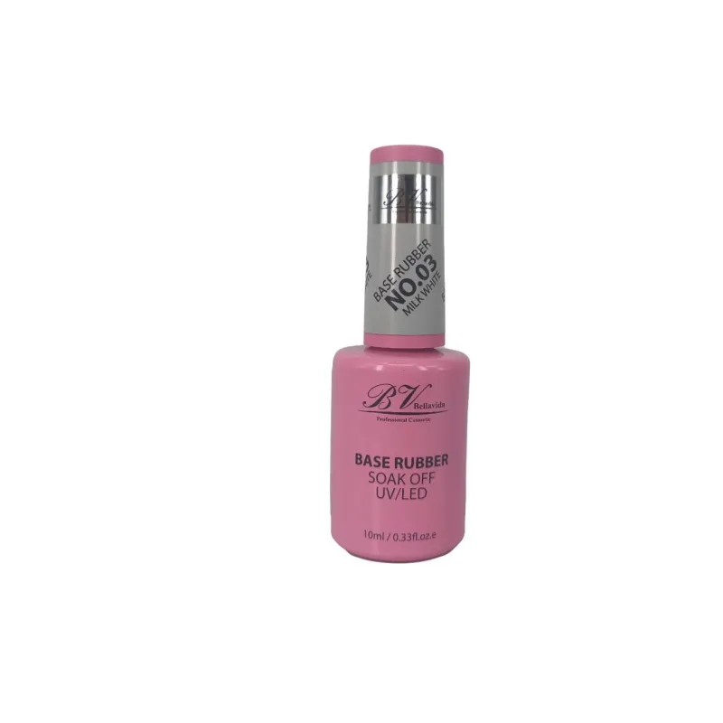 Base Rubber 03 Milk White 10ml Bellavida